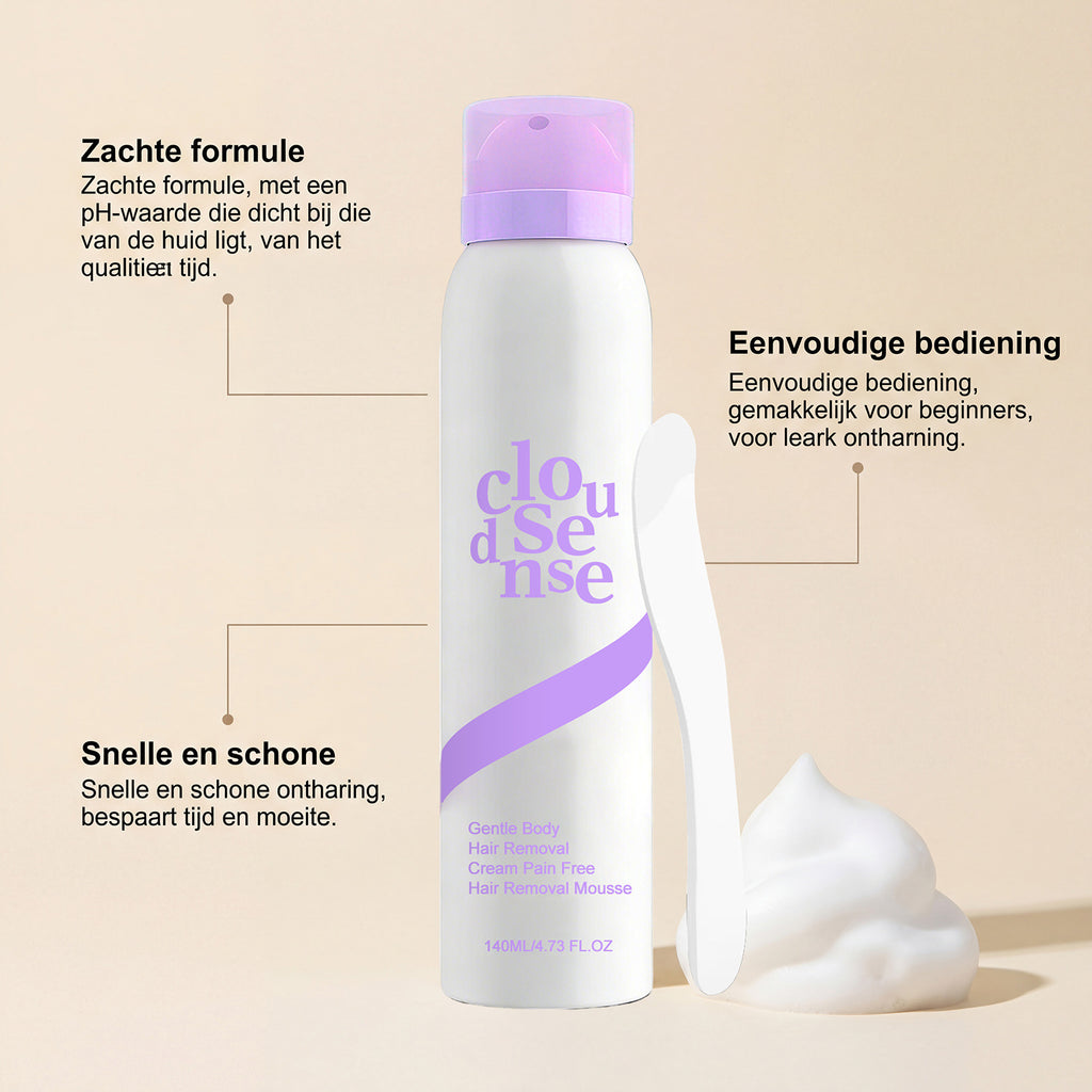 Gentle Hair Removal Mousse for Smooth Skin