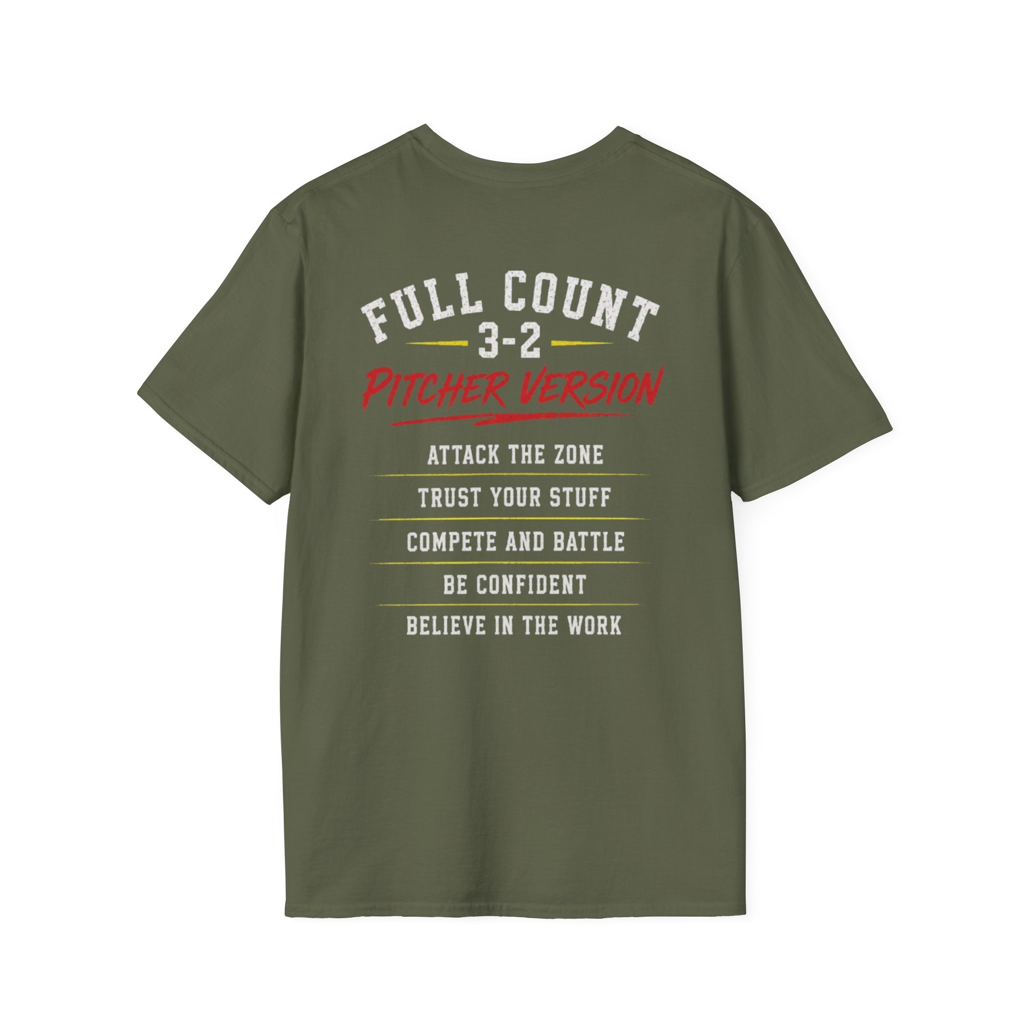 Full Count Softball T-Shirt - Pitcher Version