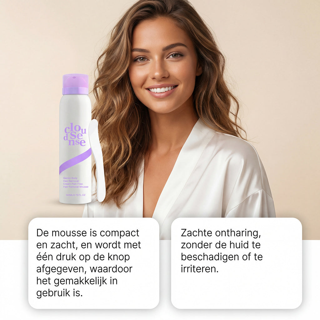 Gentle Hair Removal Mousse for Smooth Skin