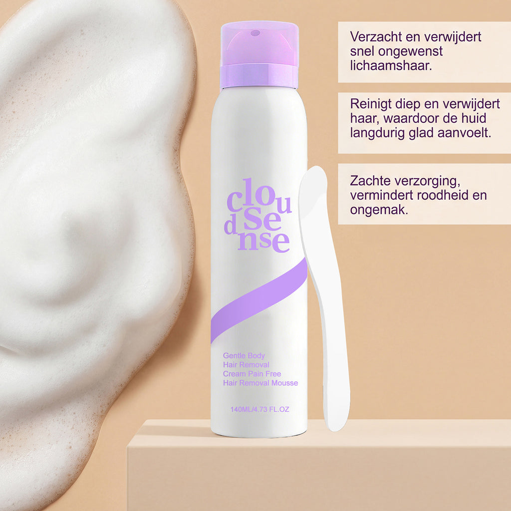 Gentle Hair Removal Mousse for Smooth Skin