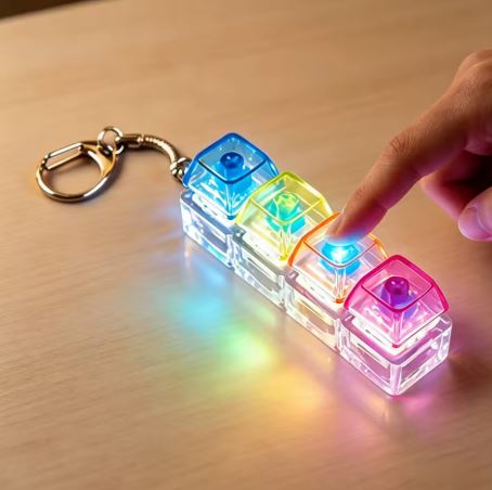 LED Keychain Fidget